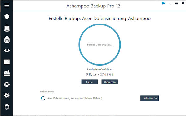 Ashampoo Backup Pro Datensicherung