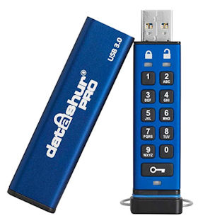 iStorage IS-FL-DA3-256-64 USB Sticks: 64GB datAshur PRO